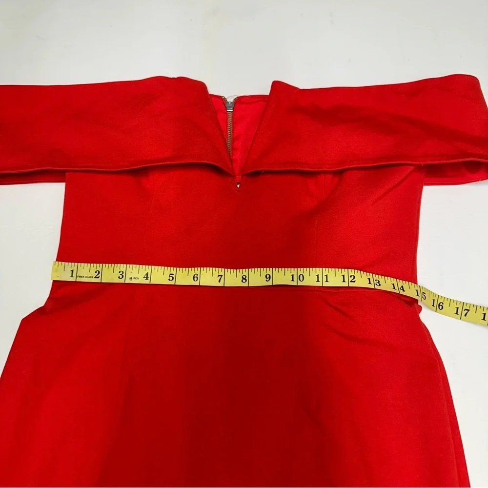 NWT N/NICHOLAS Strapless Red Dress size 8 - Picture 9 of 13